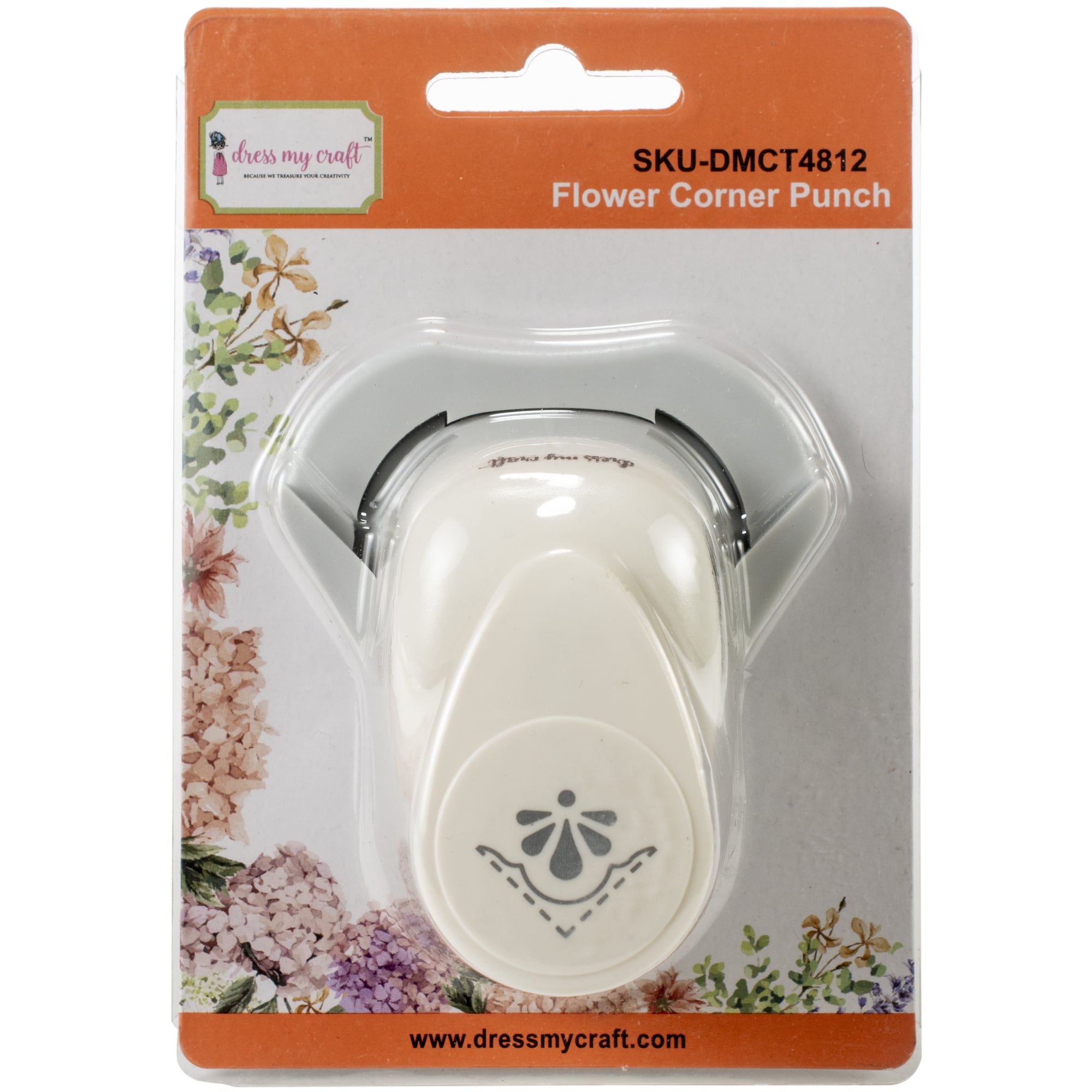 Dress My Craft® Flower Corner Punch